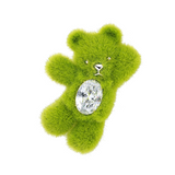 YVMIN Paradise Grass Bear Hair Clip featuring a playful grass design and bear shape, ideal for styling hair accessories.