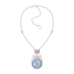 YVMIN X Ashley Williams Mourning necklace with sculptural pendant and delicate chain