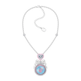 YVMIN X Ashley Williams Mourning necklace with sculptural pendant and delicate chain