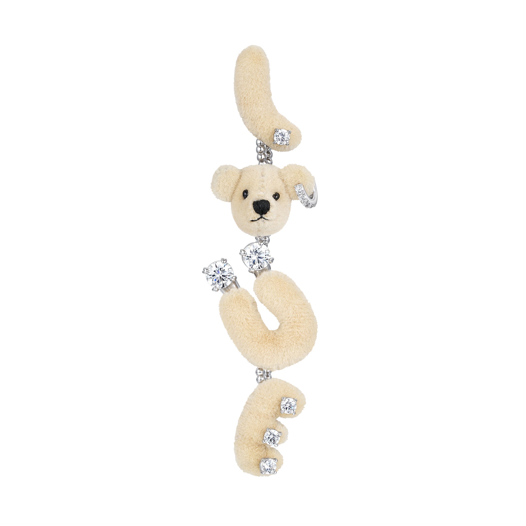 Paradise / LOVE Bear Long Earring