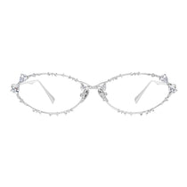 Pair of YVMIN Ripple and Bitter Salty Glaze Glasses with textured glass surface, perfect for drinking or display.