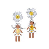Paradise / Medium Girl Daisy Stud Earrings
