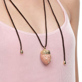 Paradise / Wooden Acorns Necklace