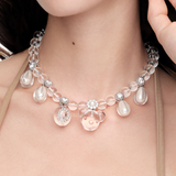 Orchard / Deconstructed Grape Bear Choker Necklace