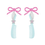 YVMIN X Ashley Williams bowknot comb earring featuring a delicate bowknot design and gold-tone finish.