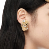 Paradise / Split Puppy Earring