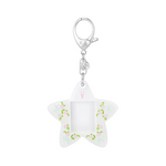 YVMIN silicone star photo frame charm pendant on a chain, featuring a playful star design for jewelry or accessories.