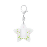 YVMIN silicone star photo frame charm pendant on a chain, featuring a playful star design for jewelry or accessories.