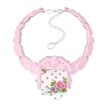 YVMIN X Ashley Williams Scroll Choker necklace with ornate scroll-shaped design