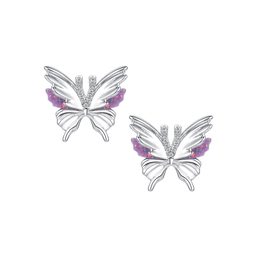 Ripple / Small Shell Butterfly Earring