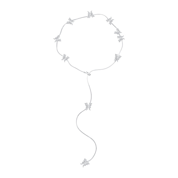 Ripple / Butterfly Long Necklace – YVMIN