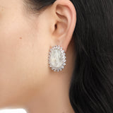 YVMIN X SHUSHUTONG / Shell Sculpture Gemstone Earrings