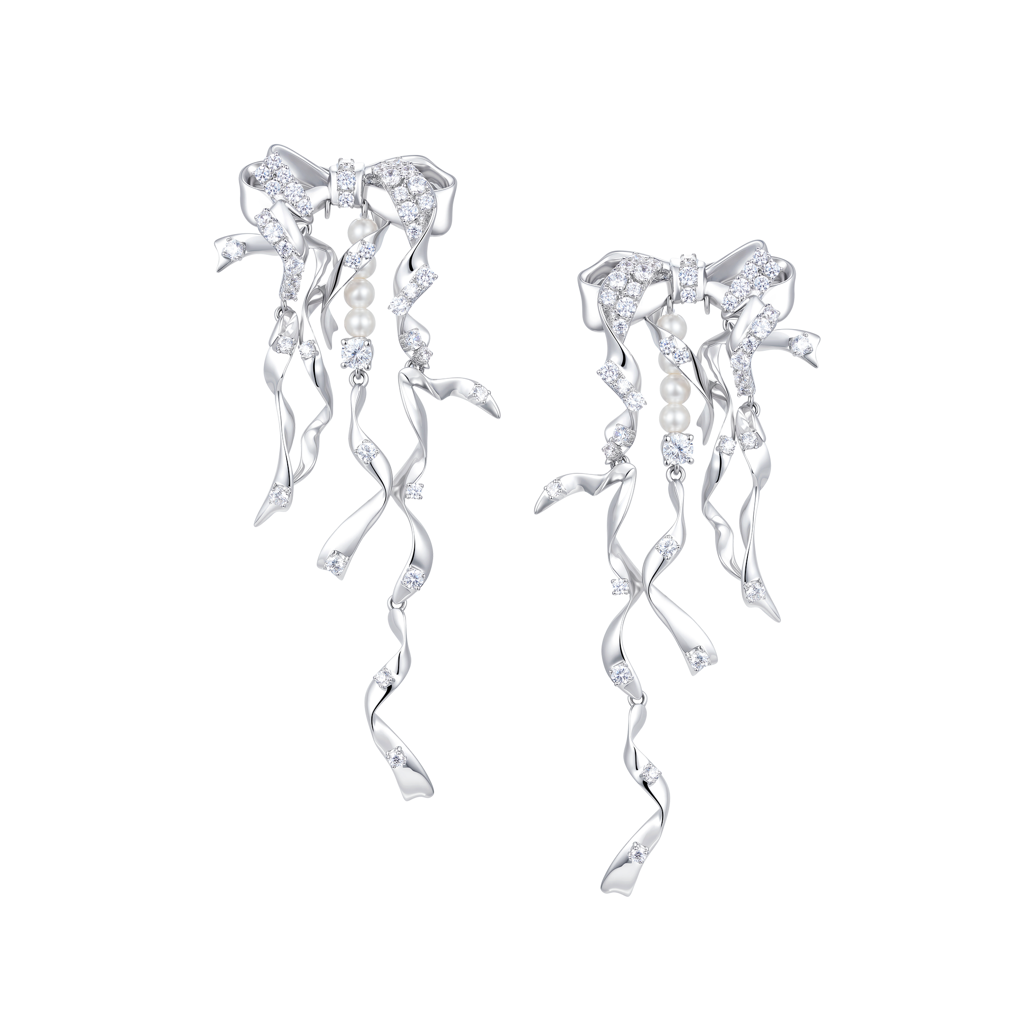 Paradise / Bow Tassel Earrings