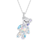 Paradise / Coin Bear Gem Necklace