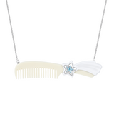 YVMIN X Ashley Williams Meteor Comb Necklace with celestial-inspired design