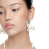 Paradise / Pony Pave Star Pendant Earring