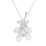 Orchard / Jewel-Wrapped Grape Bear Necklace