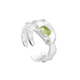 YVMIN Paradise Transformed Bear Ring featuring a detailed bear design with intricate carvings on silver-tone metal.