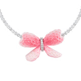 Paradise / Strawberry Bowknot Gemstone Chocker