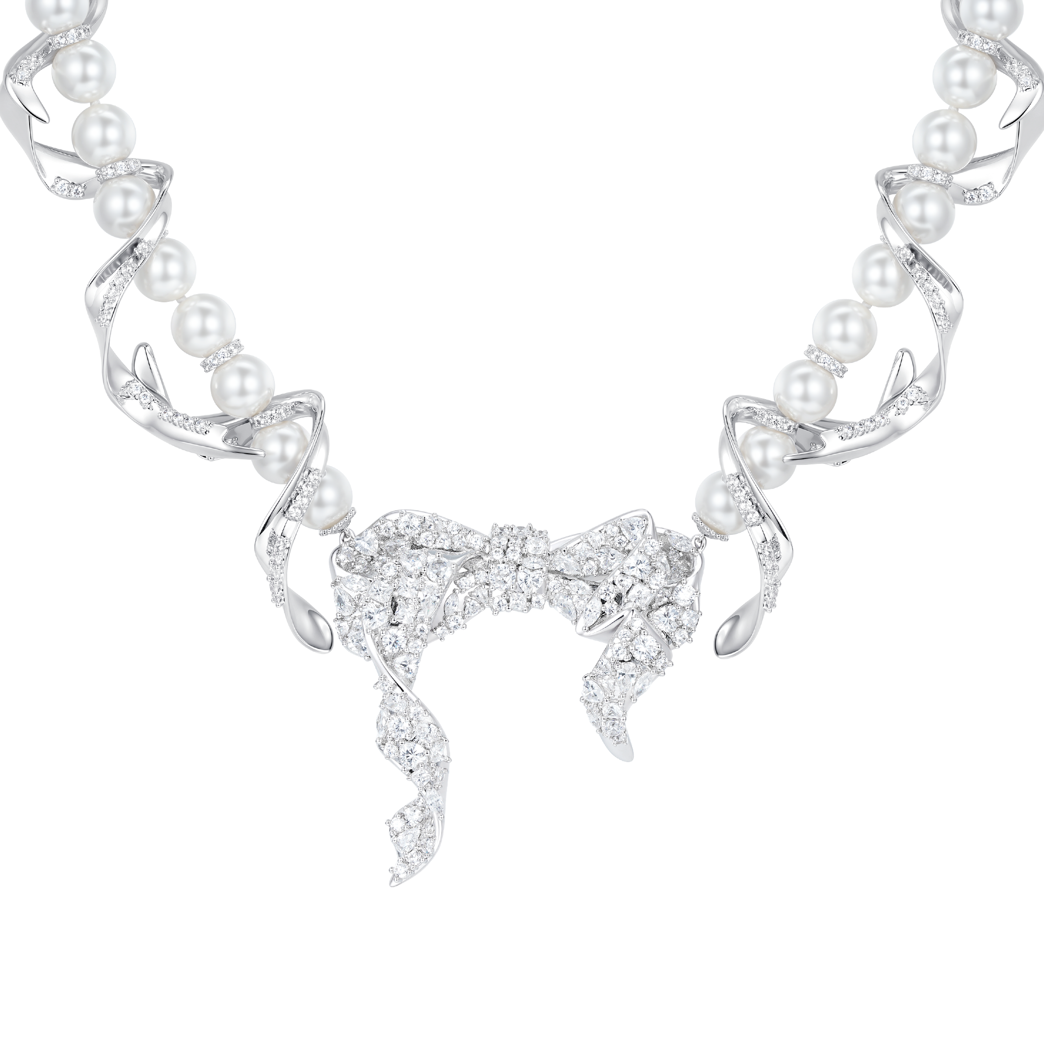 Paradise / Bowknot Intertwine Necklace