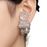 Paradise / Split Cat Stud Earrings