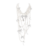 Paradise / Bow Layered Necklace