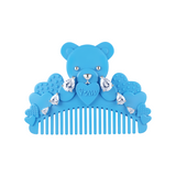 YVMIN X Ashley Williams crying bear comb hair clip, playful bear-shaped hair accessory in pink and white