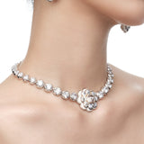 Paradise / Ceramic Print Hedgehog Necklace