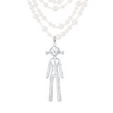 Paradise / Medium Girl Pearl Necklace