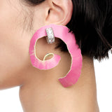 Paradise / Apple Peel Stud Earring