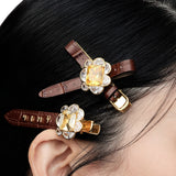 Paradise / Watch Band Bowknot Hair Clip