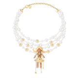Paradise / Girl Pearl Layered Necklace