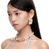 Paradise / Wooden Squirrel Earring