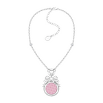YVMIN X Ashley Williams Mourning Necklace with sculptural pendant on chain