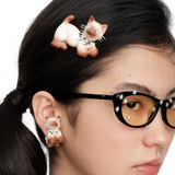 Paradise / Cookie Cat Hair Clip