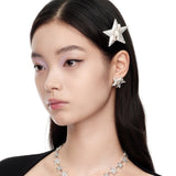 Paradise / Pave Star Pony Hair Clip