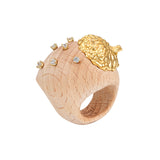 Paradise / Wooden Acorns Ring