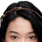 Paradise / Watch Leather Hair Band