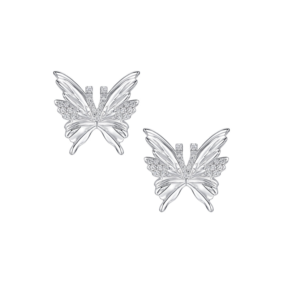 Ripple / Small Shell Butterfly Earring