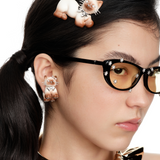 Paradise / Split Cat Stud Earrings