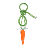 Orchard / Crystal Carrot Necklace