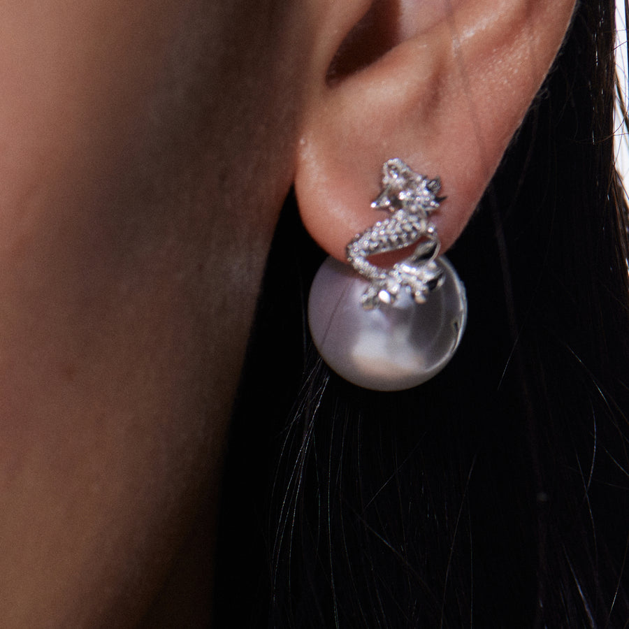 Mermaid / Pearl Mermaid Earring