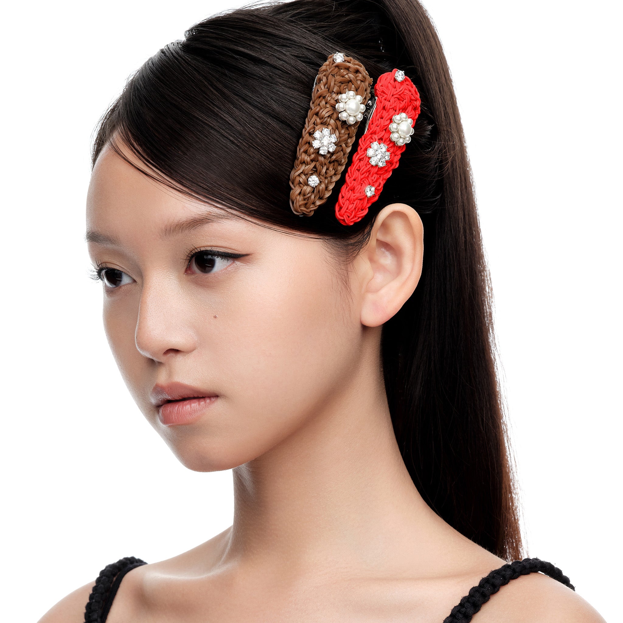 YVMIN X SHUSHUTONG / Rubber Band Flower Hair Clip