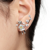 Paradise / Mini Girl Flower Stud Earrings