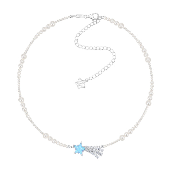 Paradise / Shooting Star Pearl Necklace – YVMIN