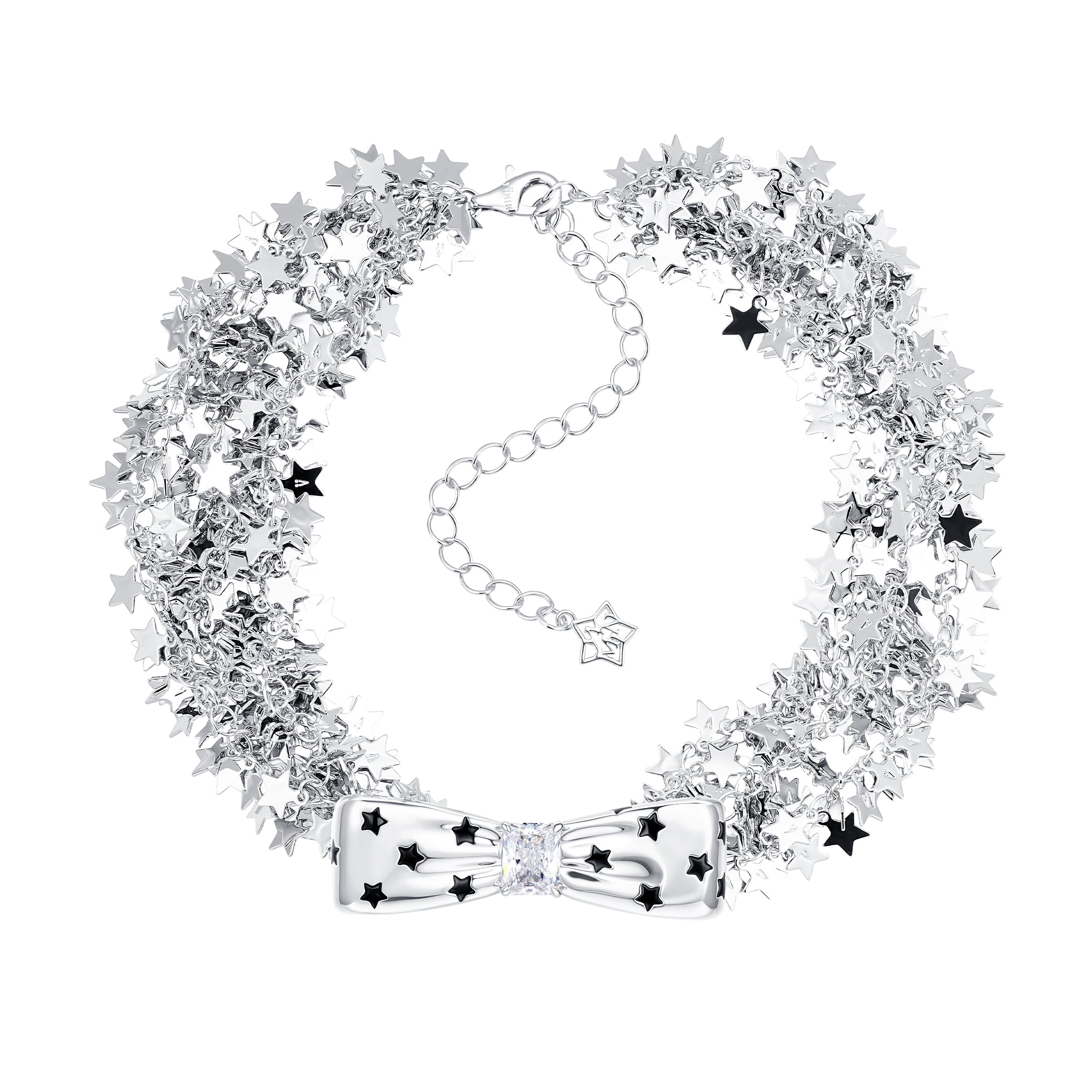 Paradise / Star Polka Dot Bowknot Necklace