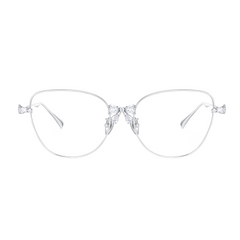 YVMIN Paradise large frame glasses with bowknot decoration, clear lenses, stylish eyewear for fashion and everyday wear.