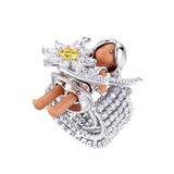 Paradise / Medium Girl Sunflower Gem Ring