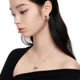 Paradise / Metal Pony Pave Star Chain Necklace