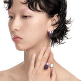 Paradise / Berry Gemstone Earring